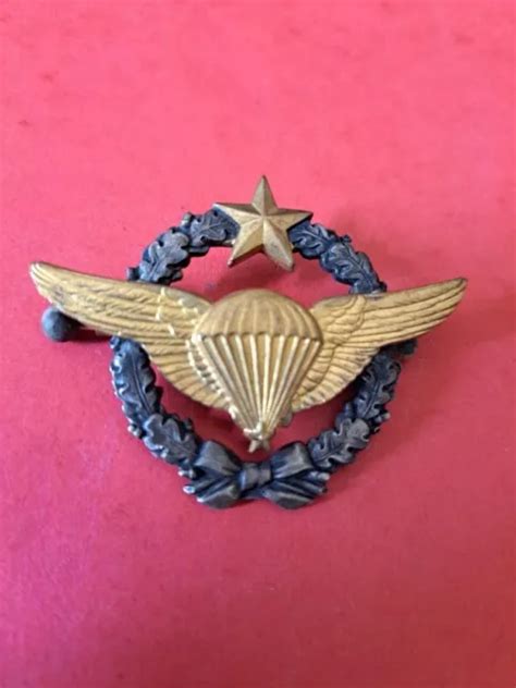 BREVET PARACHUTISTE Armée de l air Insignes Officiels DRAGO 43