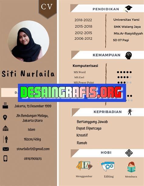 Cara Membuat Cv Di Canva Gratis Desain Grafis Indonesia