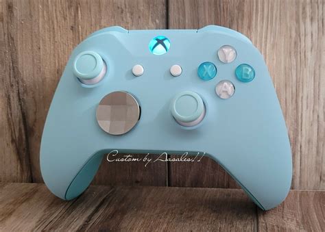 Xbox One S Model 1708 Wireless Controller Custom Pastel Blue Etsy Xbox One S Xbox One