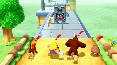 Super Mario Party Minigame Diddy Kong Vs Wario Vs Donkey Kong Vs