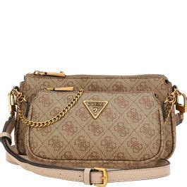 Guess Noelle Dbl Pouch Crossbody Beige HWBG7879710