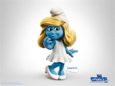 The Smurfs 3D Movie Poster Wallpapers ~ Cartoon Wallpapers