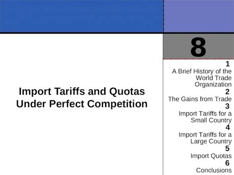 Ppt Import Tariffs And Quotas Under Perfect Competition 1 A Brief