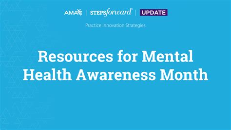 Resources For Mental Health Awareness Month