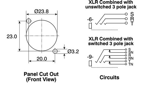 NCJ6FIV Neutrik Neutrik Chassis Mount XLR Connector Female 50 V 3