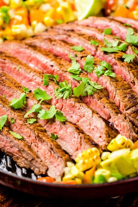 Flank Steak With Corn Salsa Gimme Some Grilling