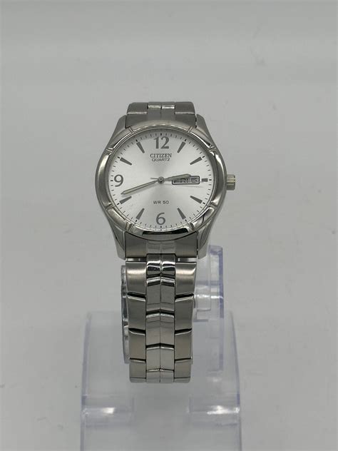 Citizen Quartz Wr Authentic 50 Silver