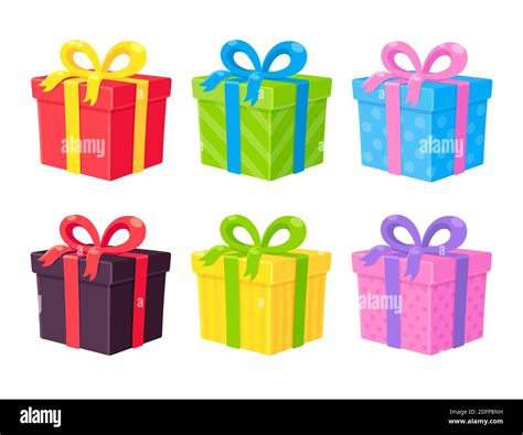 Wrapped Present Green Stock Vector Images Alamy