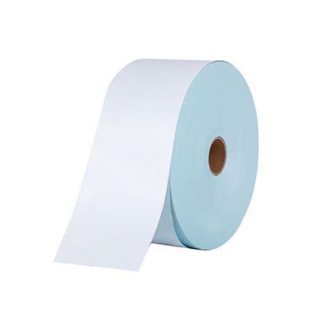 Export Self Adhesive Large Roll Raw Material Blue Glassine Eco Thermal