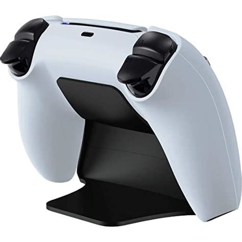 playvital Soporte de pantalla de controlador negro sólido para ps5