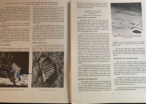 Apollo Space Shop Vintage NASA Book Pamphlet Apollo 11 Mission