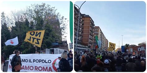 Corteo Contro La Ztl A Monti Tiburtini Un Centinaio Alla