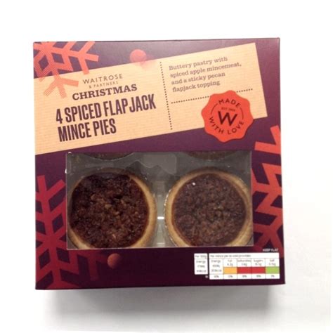 Waitrose Christmas 4 Spiced Flapjack Mince Pies