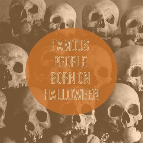 10 Famous People Born on Halloween - Holidappy