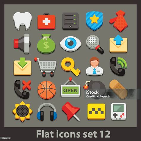 vektor flat iconset  ilustrasi stok  gambar  bom