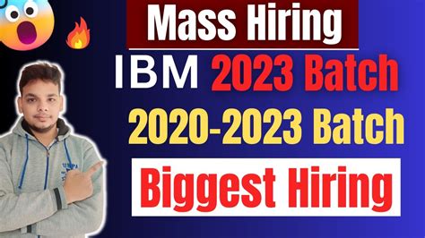 Ibm Hiring 2023 Batch Latest Hiring Off Campus Job Drive 2020 2021 2022 2023 Batch