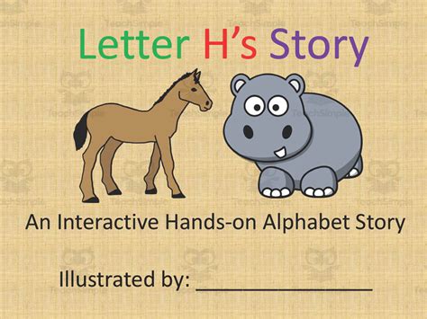 Alphabet Story Book Letter H Interactive Book By Teach Simple