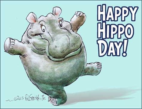 How Best To Celebrate Hippo Day In That Herds Of Hippopotami Are Not