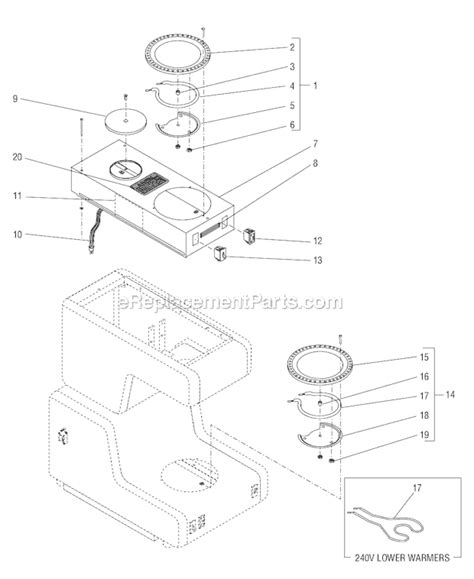 Bunn Ot Parts List And Diagram