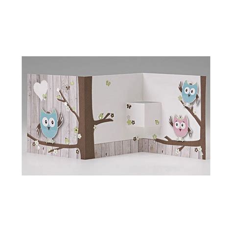 Faire Part Naissance Chouette Jumeaux Jumelles Belarto Baby Dreams 715932