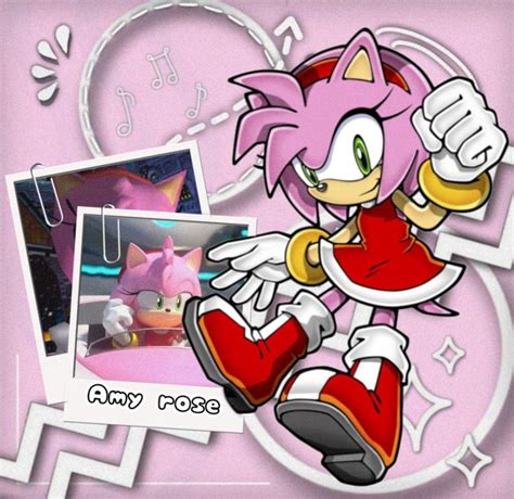 Amy Rose Board Cover 🦔💕 Amy Rose Sonic The Hedgehog Amy