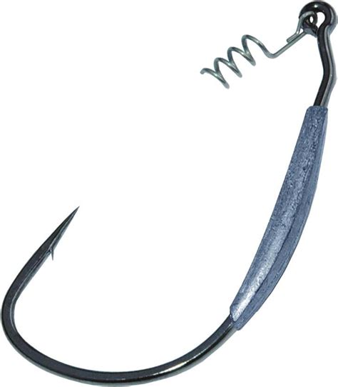 Gamakatsu Superline Weighted Worm Hook With Spring Lock Size 7 0