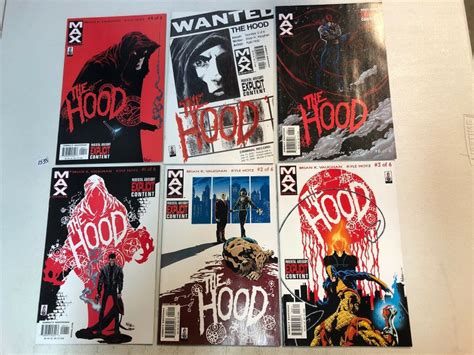 The Hood 2002 1 2 3 4 5 6 1 6 VF NM Complete Set Kyle Hotz Eric