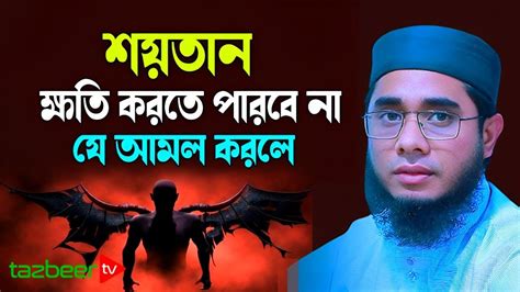 শয়তান ক্ষতি করতে পারবে না যে আমল করলে Mufti Shahidur Rahman