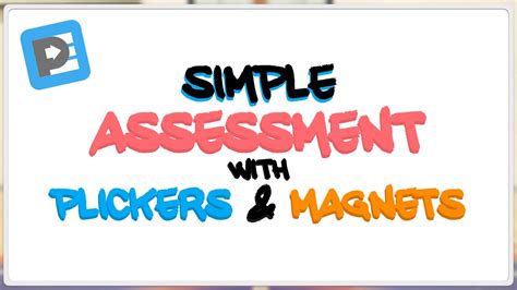 Simple Assessment With Plickers And Magnets Youtube