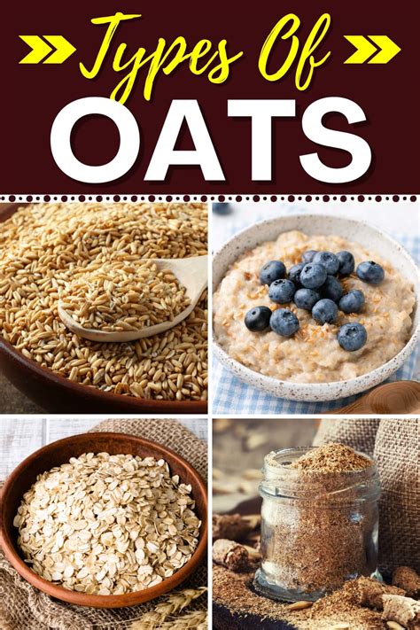 8 Diffferent Types Of Oats Insanely Good