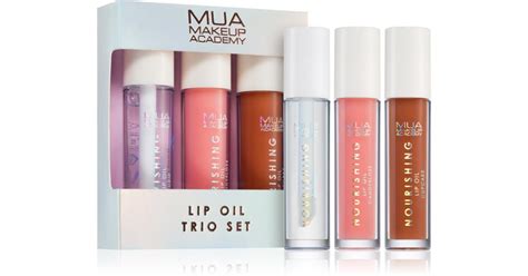 MUA Makeup Academy Trio coffret para lábios notino pt