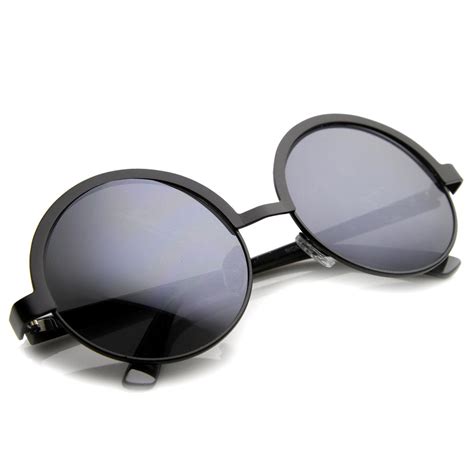 Fancy Retro Round Metal Womens Sunglasses Zerouv