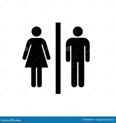 Hombre Icono De La Mujer Hombre Vector Del Icono De La Mujer Hombre Icono Plano Hombre