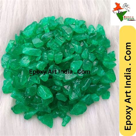 Light Green Stone For Resin Art Epoxy Art India