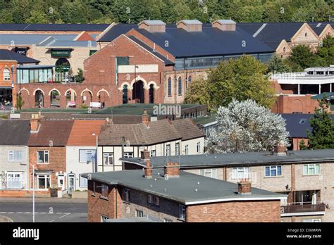 A View Of The Lincolnshire Market Town Of Gainsborough Stock Photo Alamy