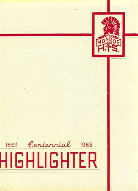 1963 yearbook from Monroe High School from Monroe, Michigan for sale