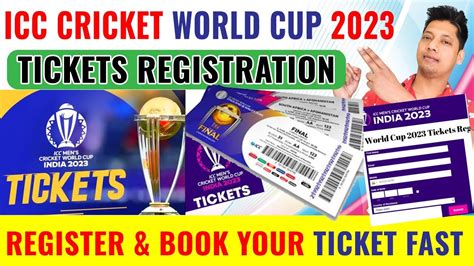 How To Register Yourself For Ticket Booking How To Buy Icc Cricket