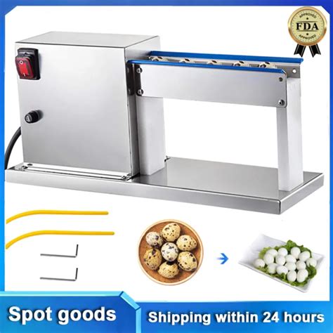 Electric Quail Egg Peeler Machine Commercial Eggshell Remover 18w Semi