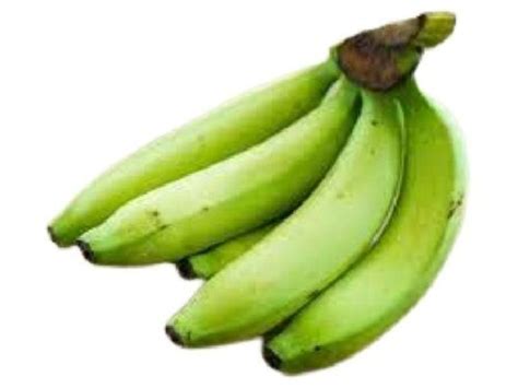 Common Naturally Grown Long Shape Raw Green Banana At Best Price In