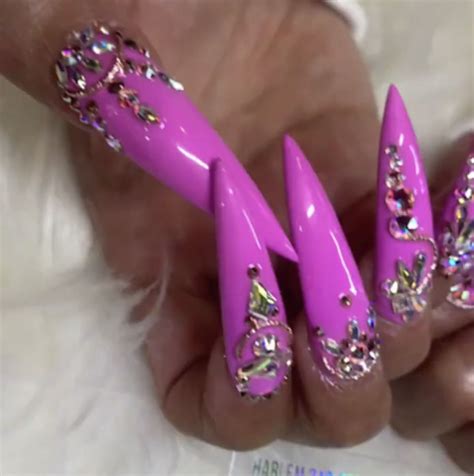 Cardi B Nails - CARDI B Inspired Acrylic Nails | Extra Long Nail ...