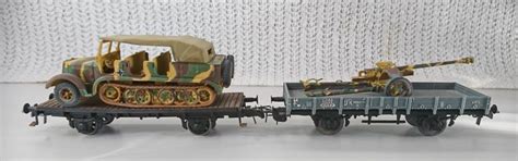 Piko Roco H Freight Carriage Flat Cars Loaded With Catawiki