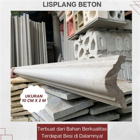 Jual Lisplang Beton Cm X M Lisplang Minimalis Lisplang