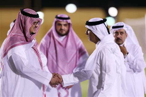 Prince Faisal Meets The President Of Qatari Union News Al Nassr