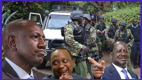 KDF COMMANDERS IGNORES RUTO S CALLS TO DISRUPT RAILA S MEETING NAIROBI