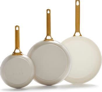 greenpan reserve ceramic nonstick frying pans set