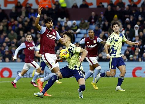 Hasil Aston Villa Vs Leeds United Di Liga Inggris 2022 2023 The