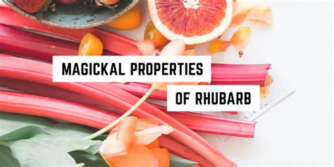 Magickal Correspondences Of Rhubarb A Materia Magicka