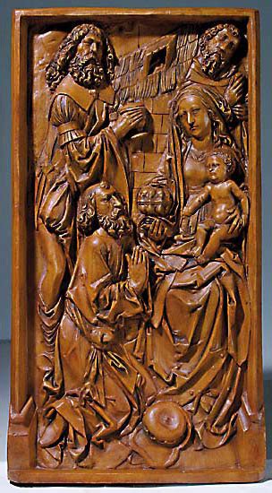 Adoration Of The Magi Relief By Tilman Riemenschneider