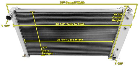 Pontiac Grand Prix 66 77 Radiator