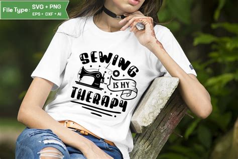 Sewing Is My Therapy SVG Design Sewing SVG Design